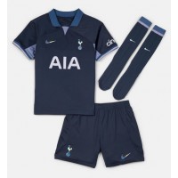 Camiseta Tottenham Hotspur Pedro Porro #23 Segunda Equipación Replica 2023-24 para niños mangas cortas (+ Pantalones cortos)